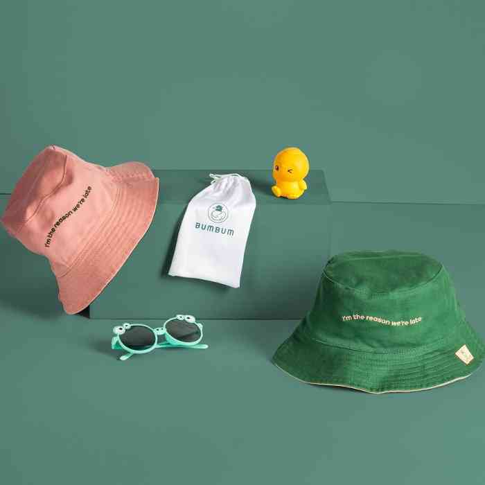 Adult Hat - Green & Pink - My BumBum