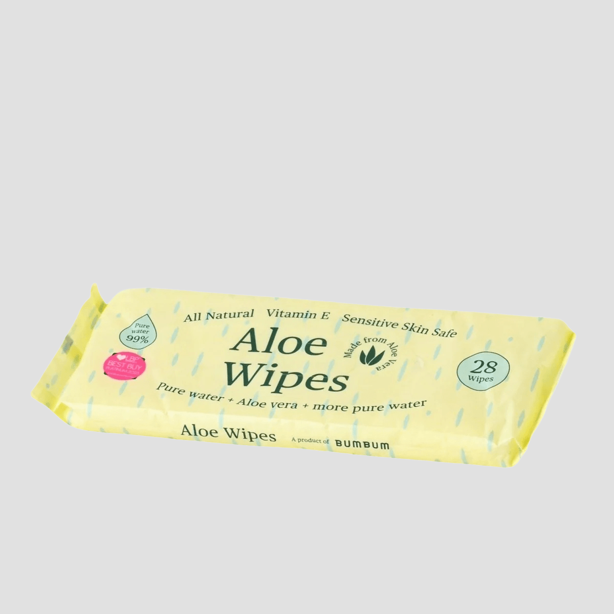 Aloe Wipes 1x28 Pcs - BUMBUM