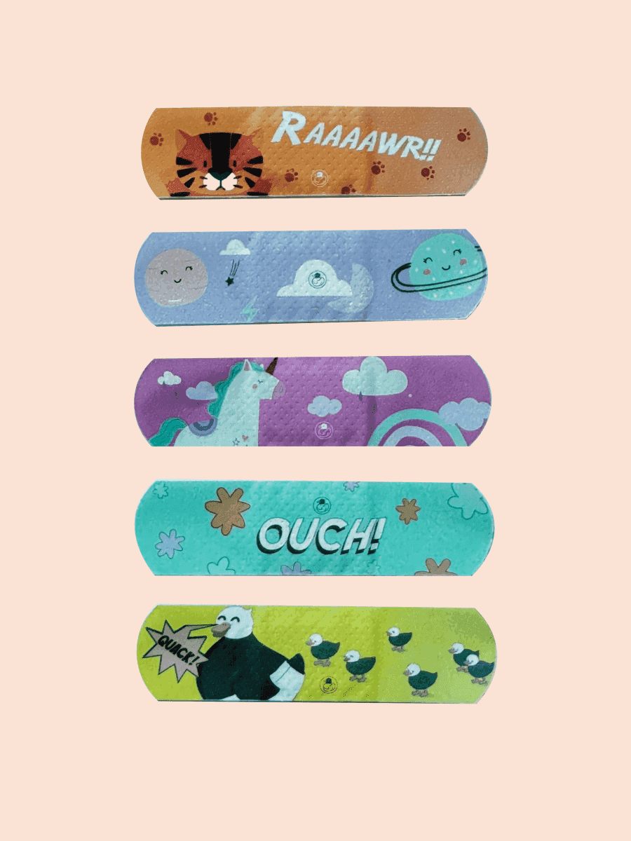 Boo Boo! Aid - Kids Sterile adhesive Bandages - 20 pcs - BUMBUM