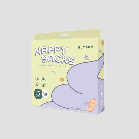Nappy Sacks - 5 Rolls - BUMBUM