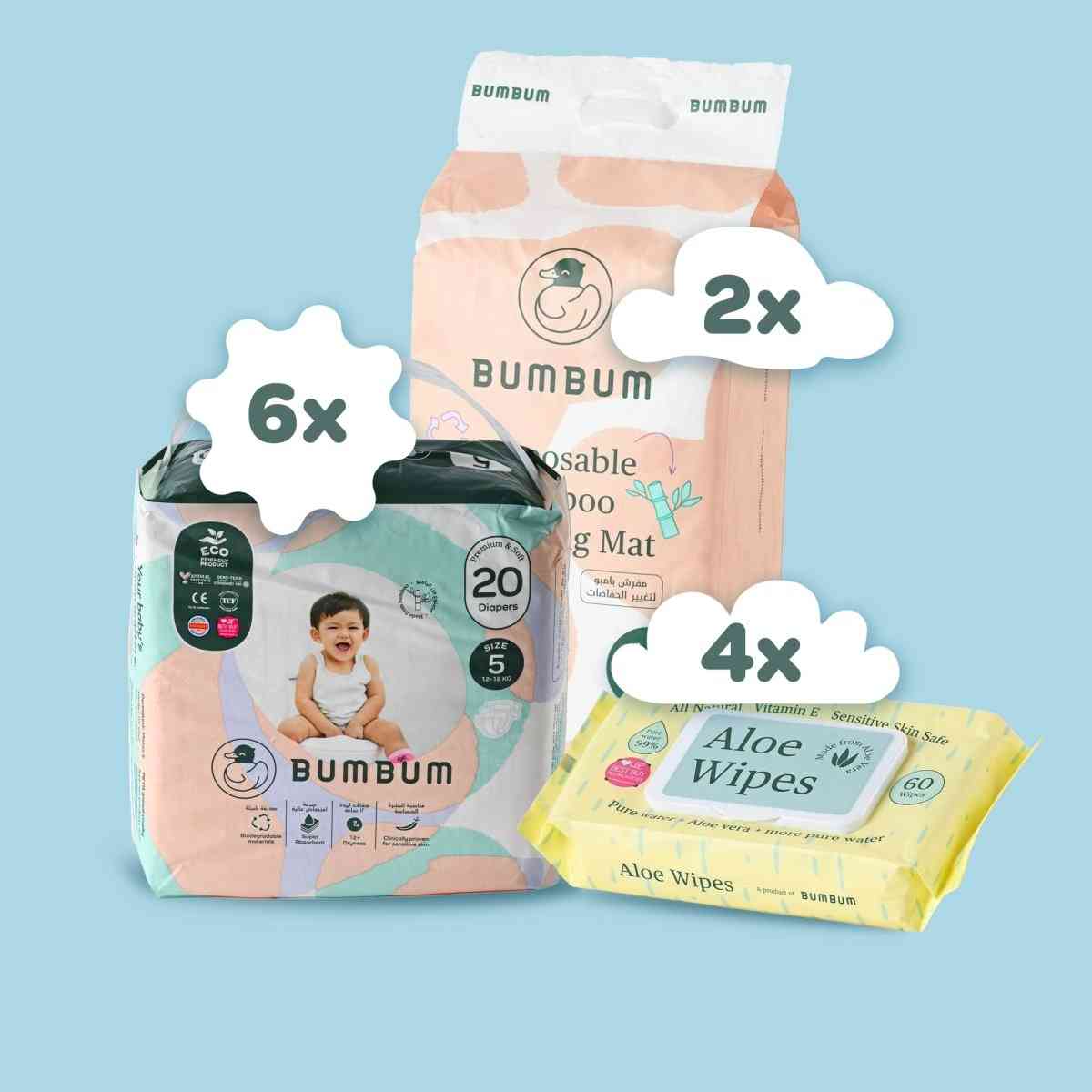 Subscription box - Aloe wipes - BUMBUM