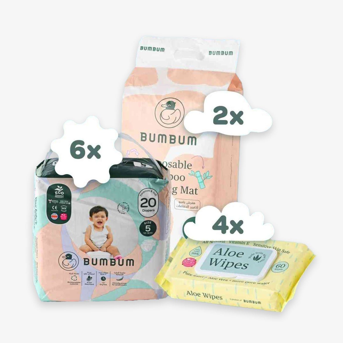 Subscription box - Aloe wipes - BUMBUM