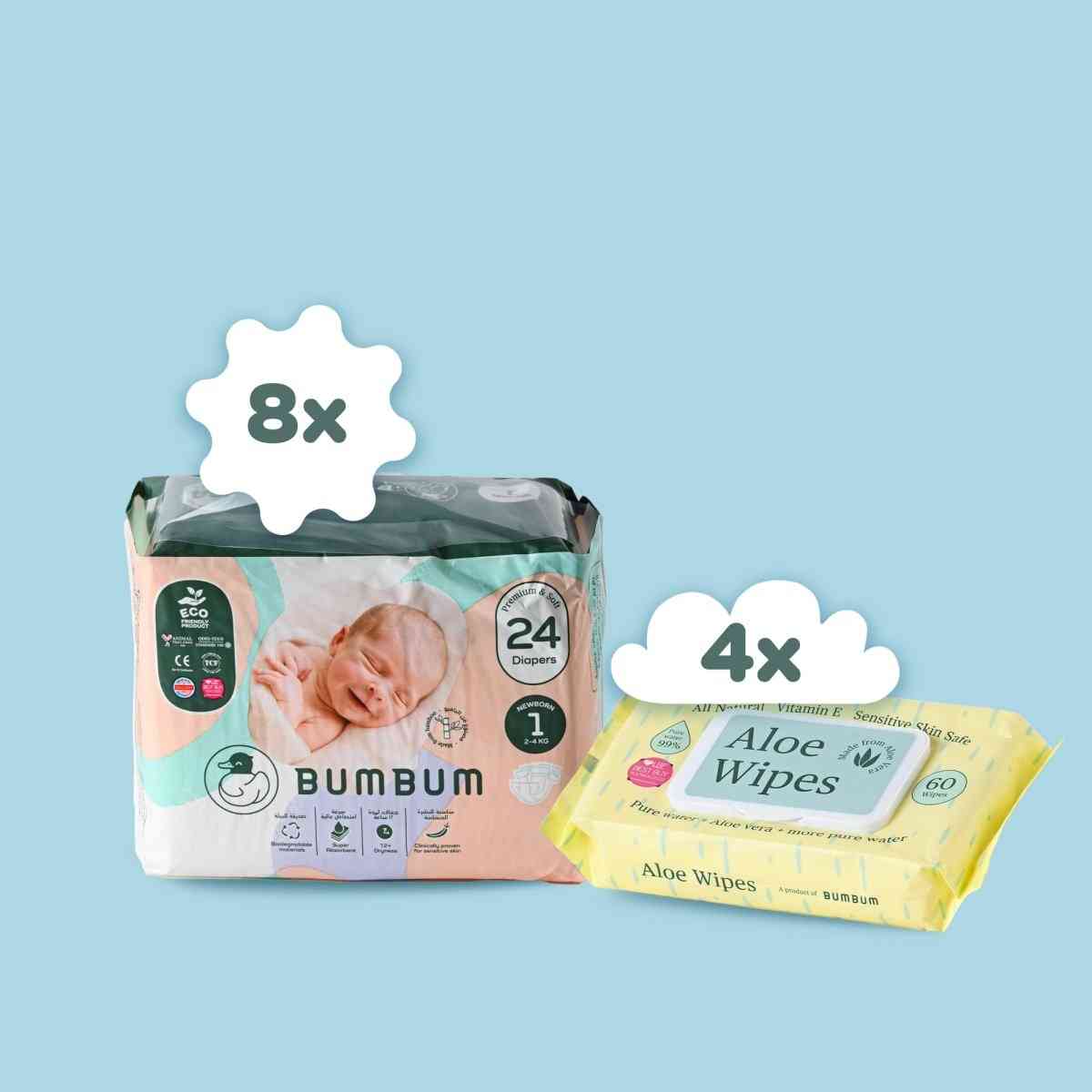 Subscription box - Aloe wipes - BUMBUM