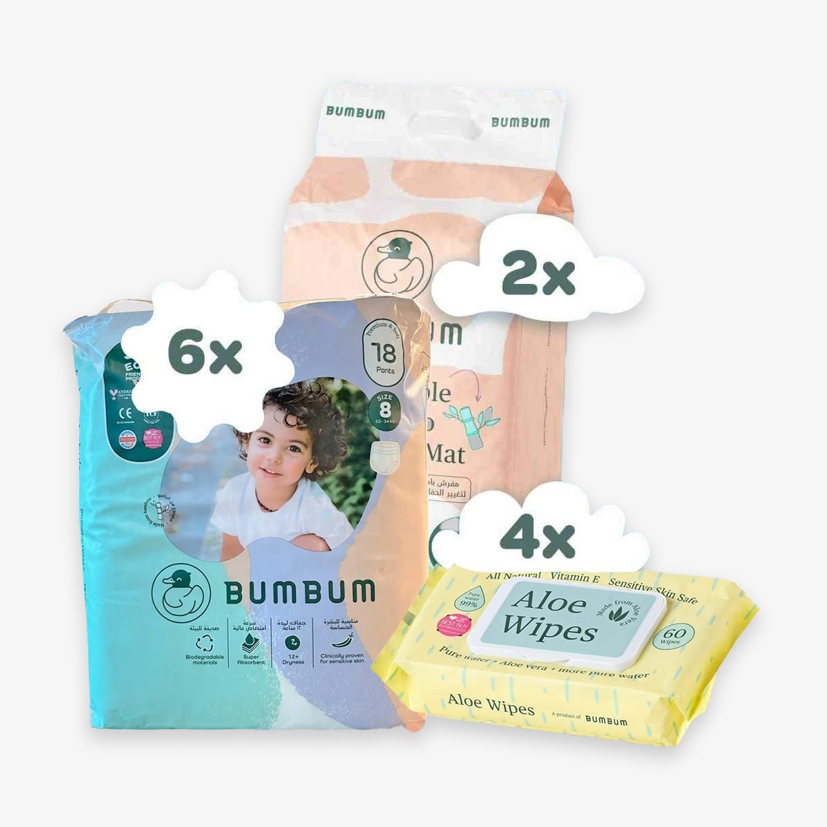 Subscription box - Aloe wipes - BUMBUM