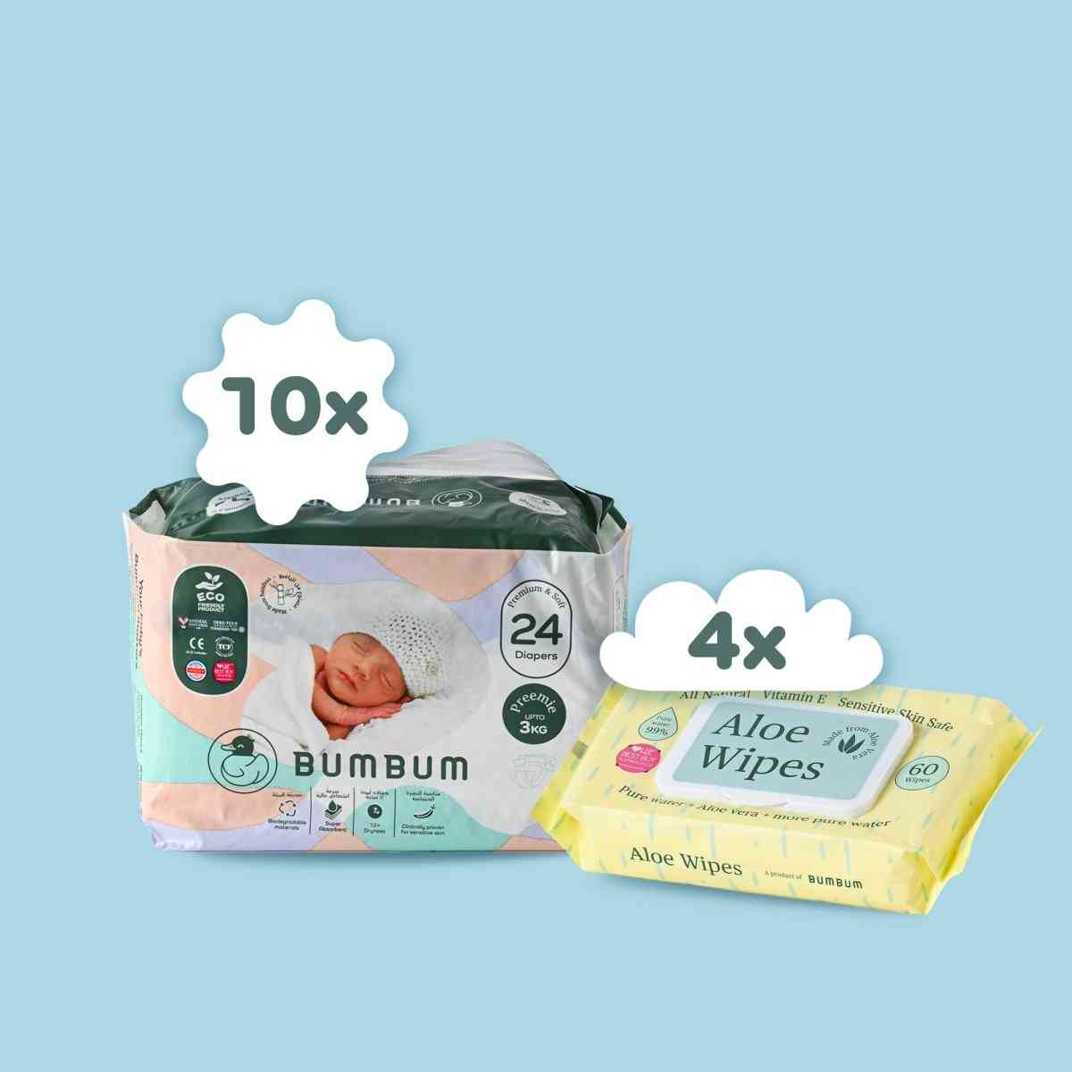 Subscription box - Aloe wipes - BUMBUM