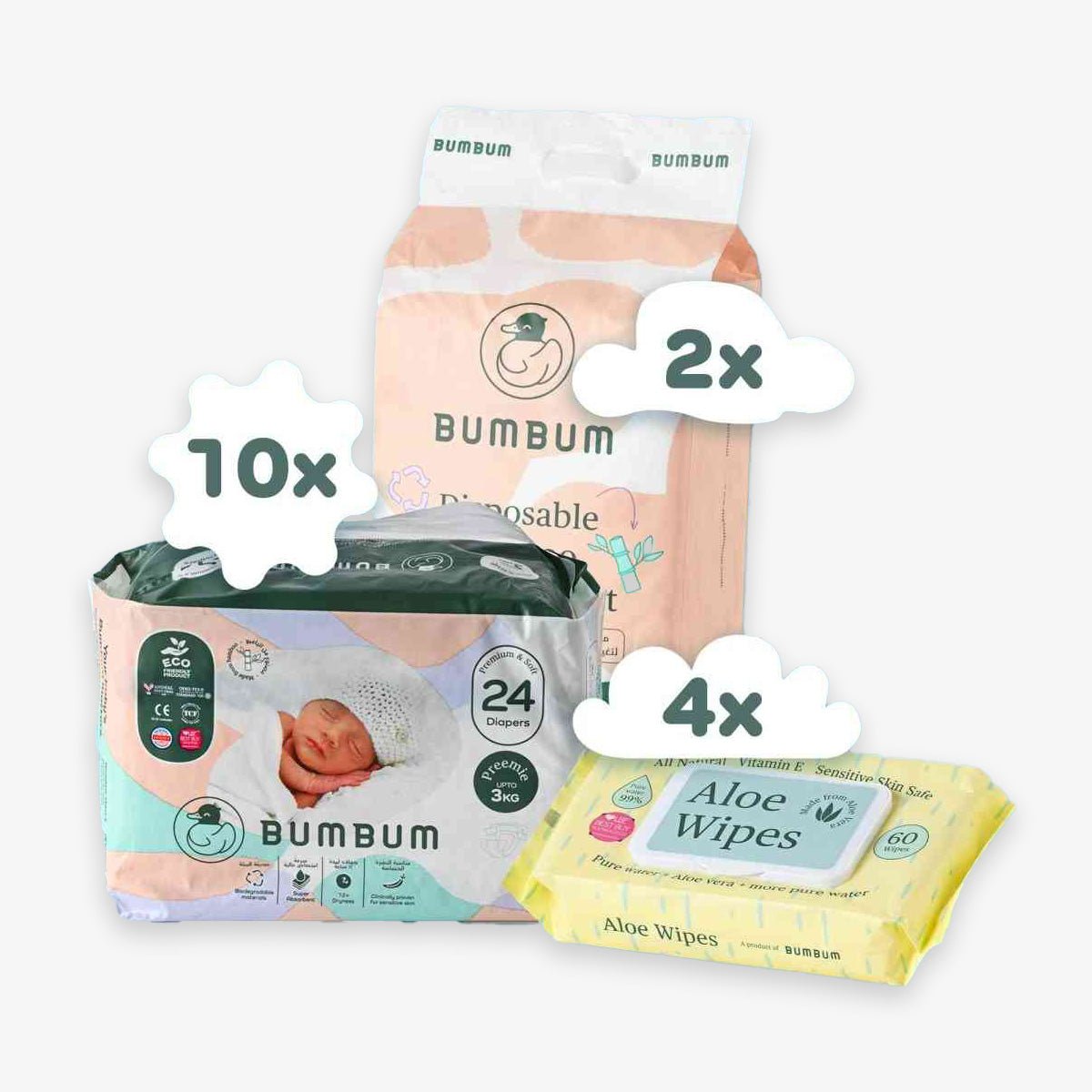 Subscription box - Aloe wipes - BUMBUM