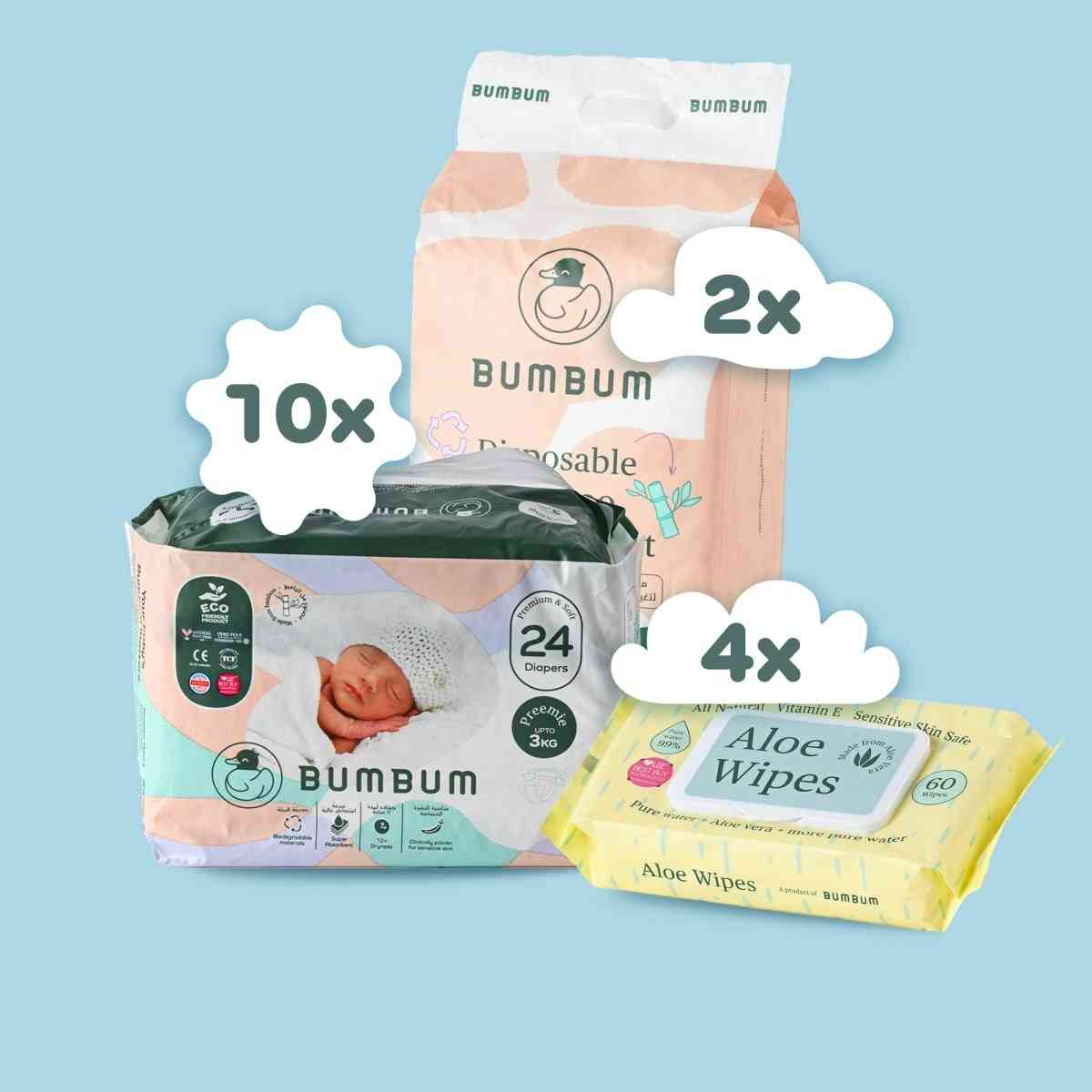 Subscription box - Aloe wipes - BUMBUM