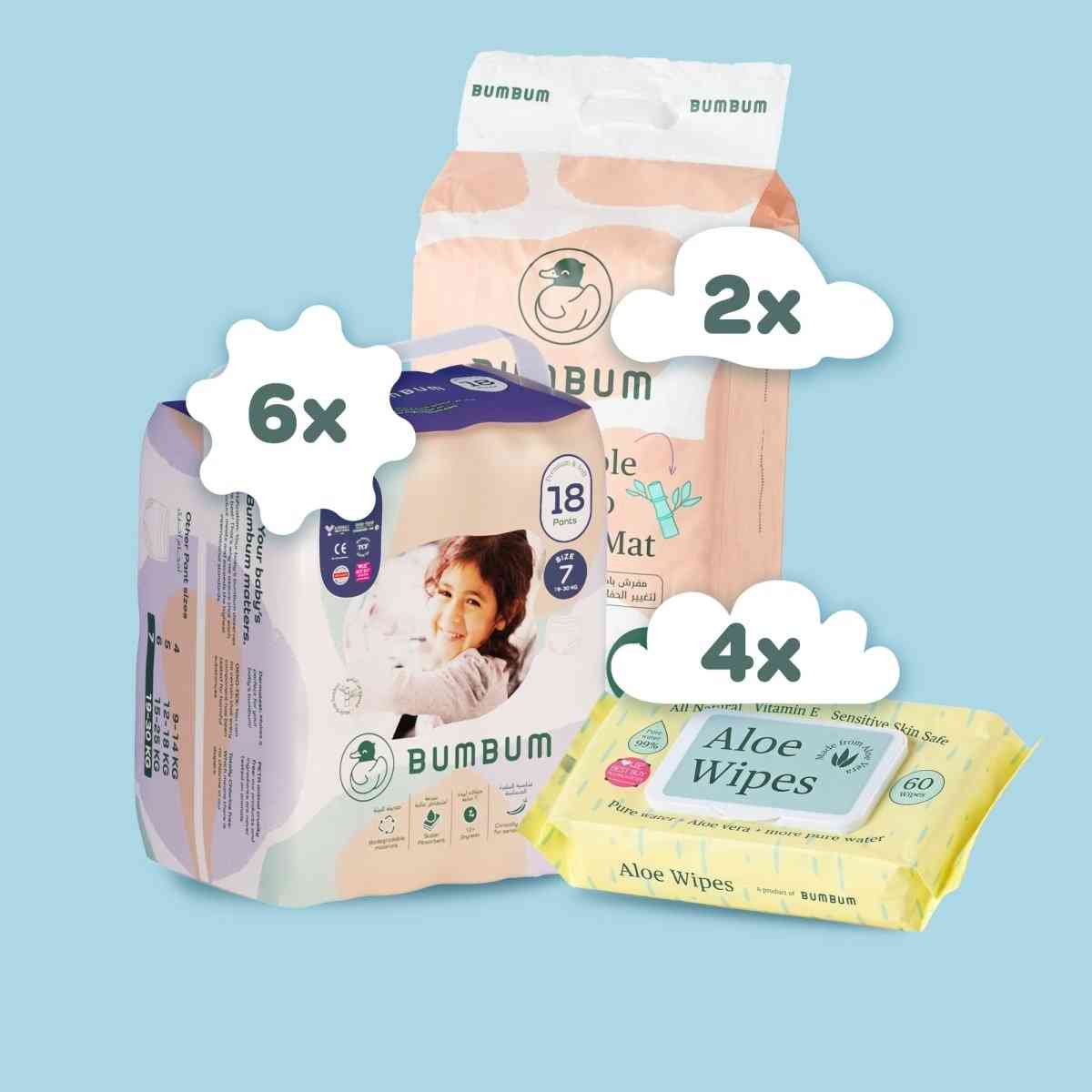 Subscription box - Aloe wipes - BUMBUM