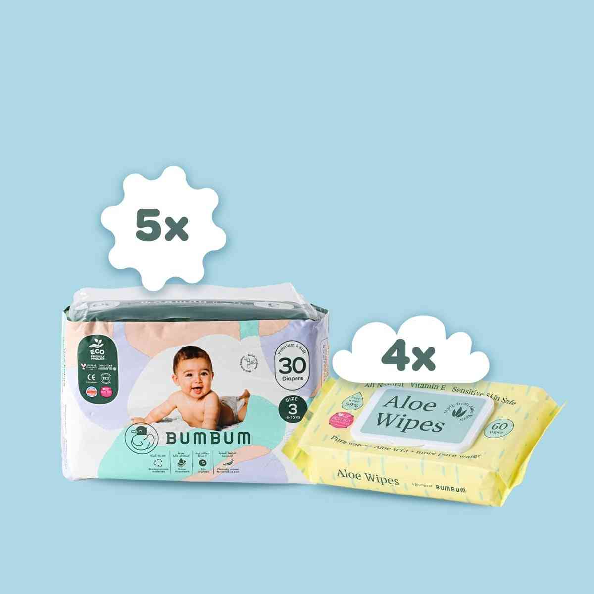 Subscription box - Aloe wipes - BUMBUM