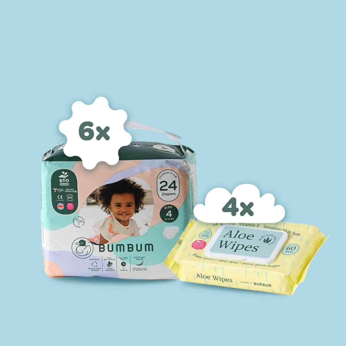 Subscription box - Aloe wipes - BUMBUM