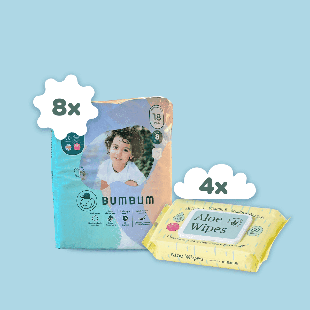 Subscription box - Aloe wipes - BUMBUM