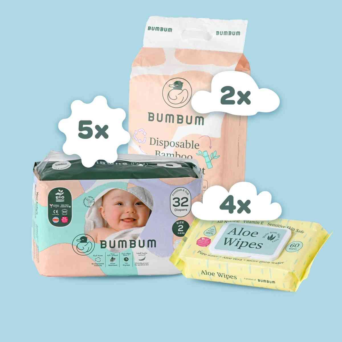 Subscription box - Aloe wipes - BUMBUM