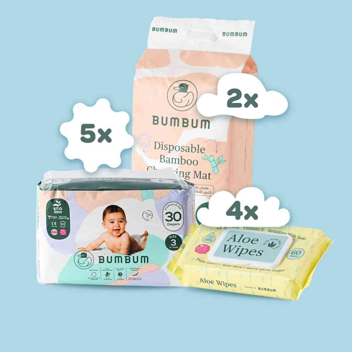 Subscription box - Aloe wipes - BUMBUM