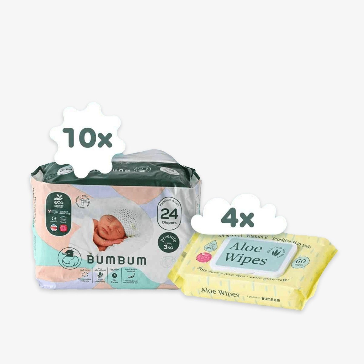 Subscription box - Aloe wipes - BUMBUM