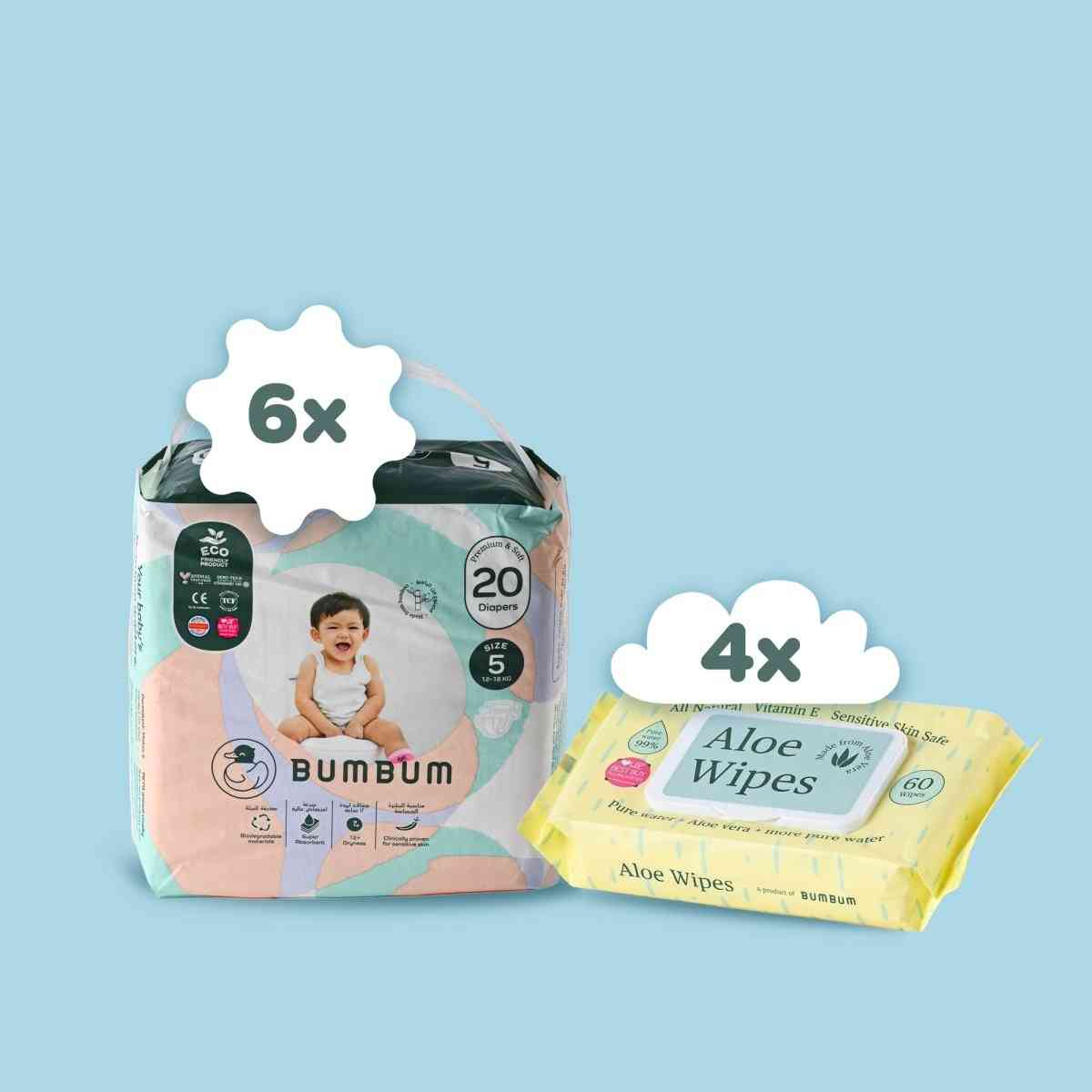 Subscription box - Aloe wipes - BUMBUM