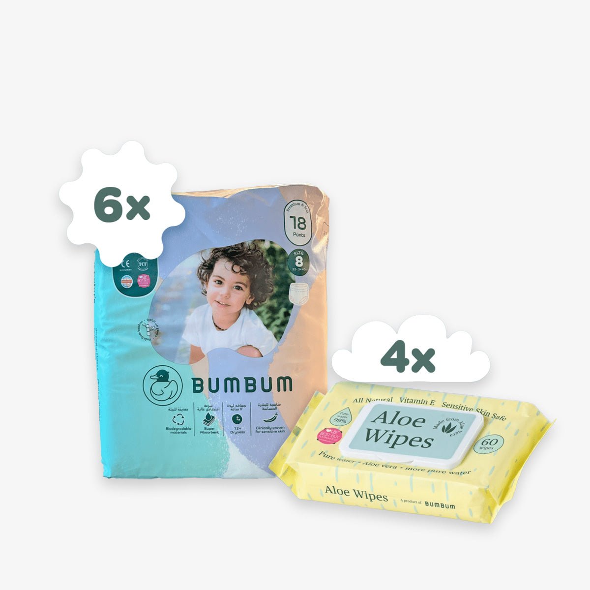 Subscription box - Aloe wipes - BUMBUM