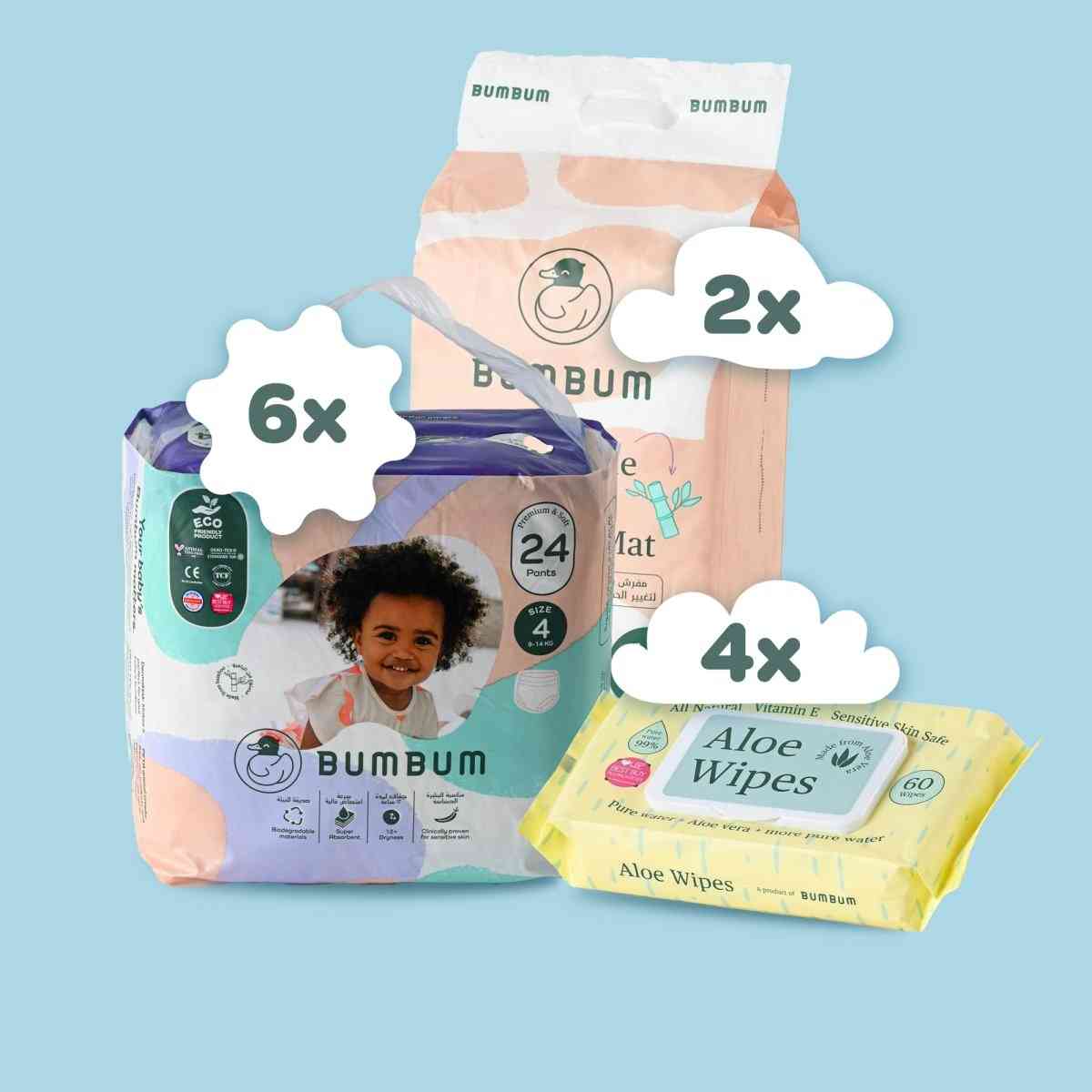 Subscription box - Aloe wipes - BUMBUM