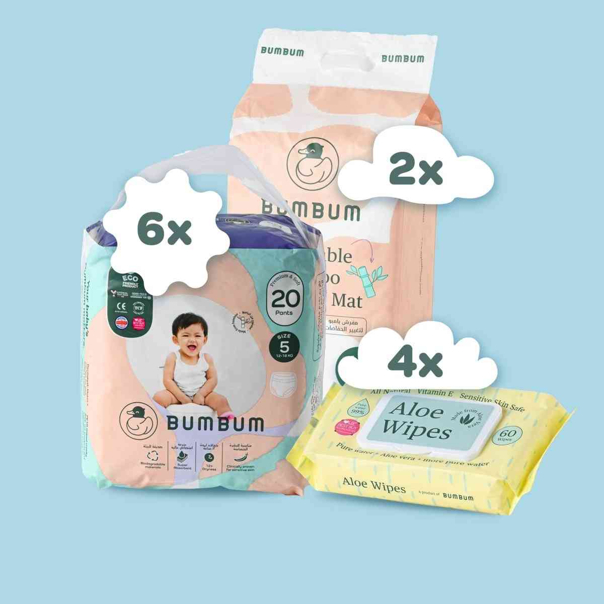 Subscription box - Aloe wipes - BUMBUM