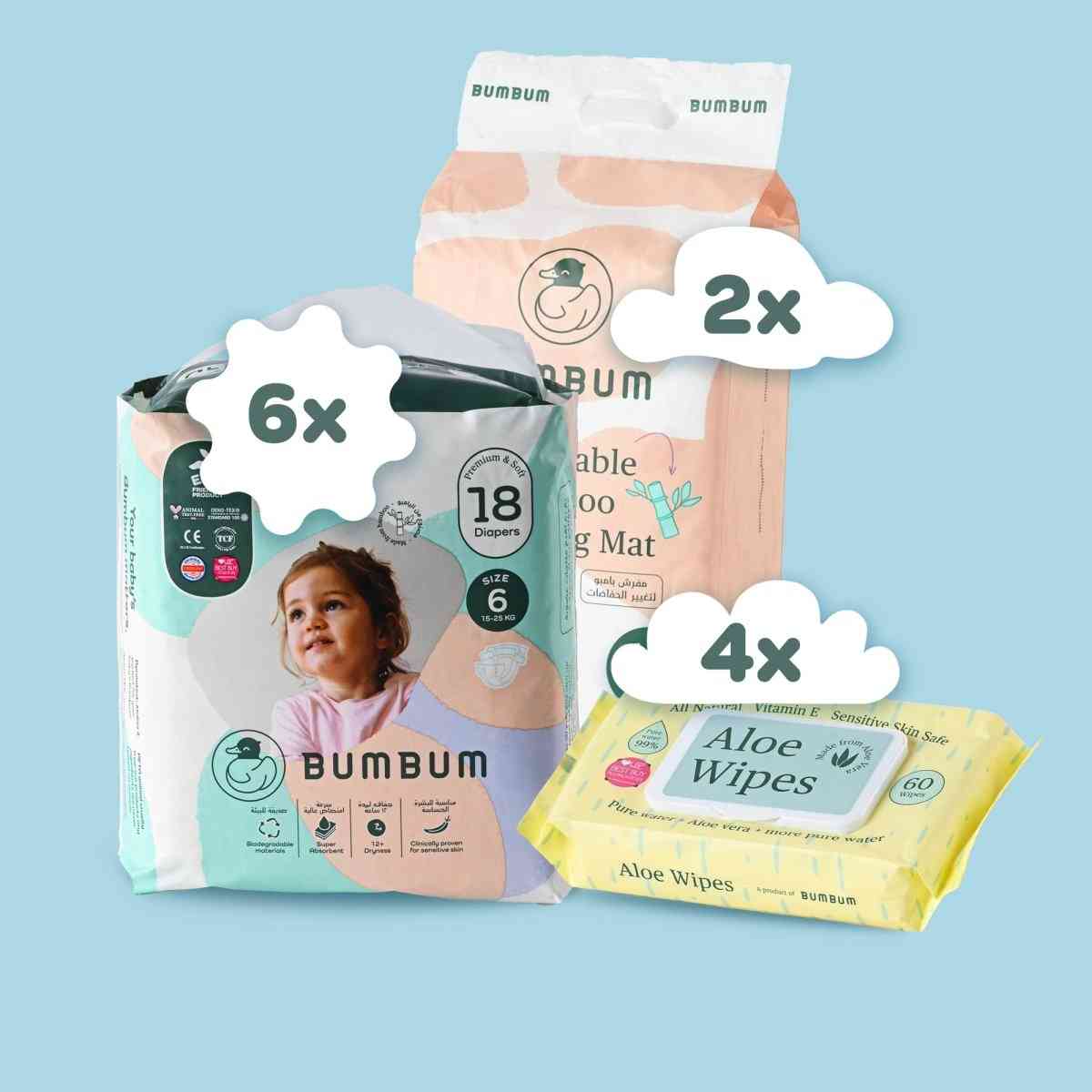 Subscription box - Aloe wipes - BUMBUM