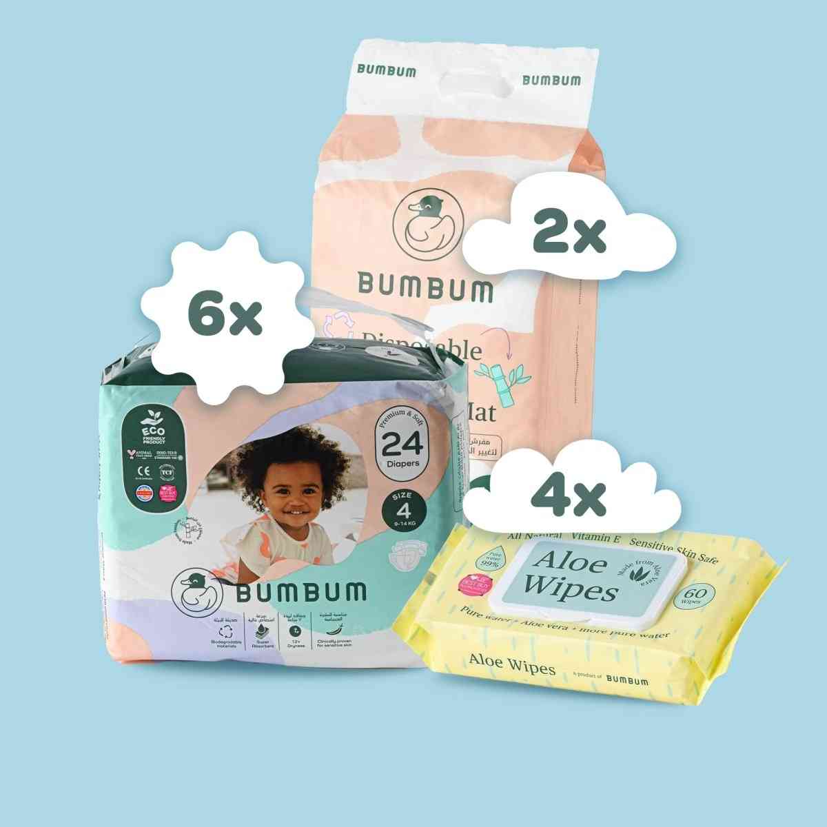Subscription box - Aloe wipes - BUMBUM