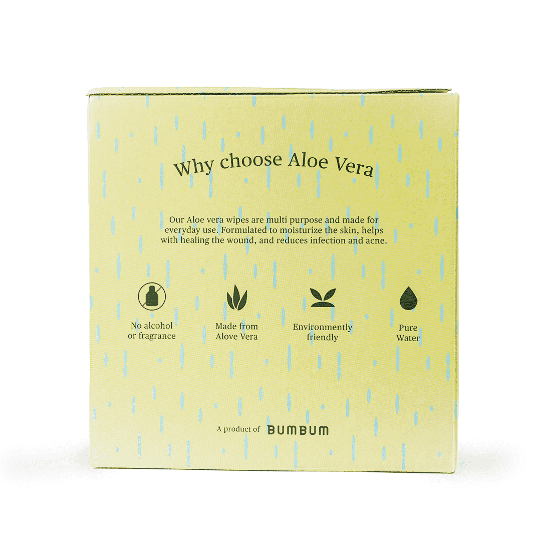 Aloe Wipes Box - My BumBum