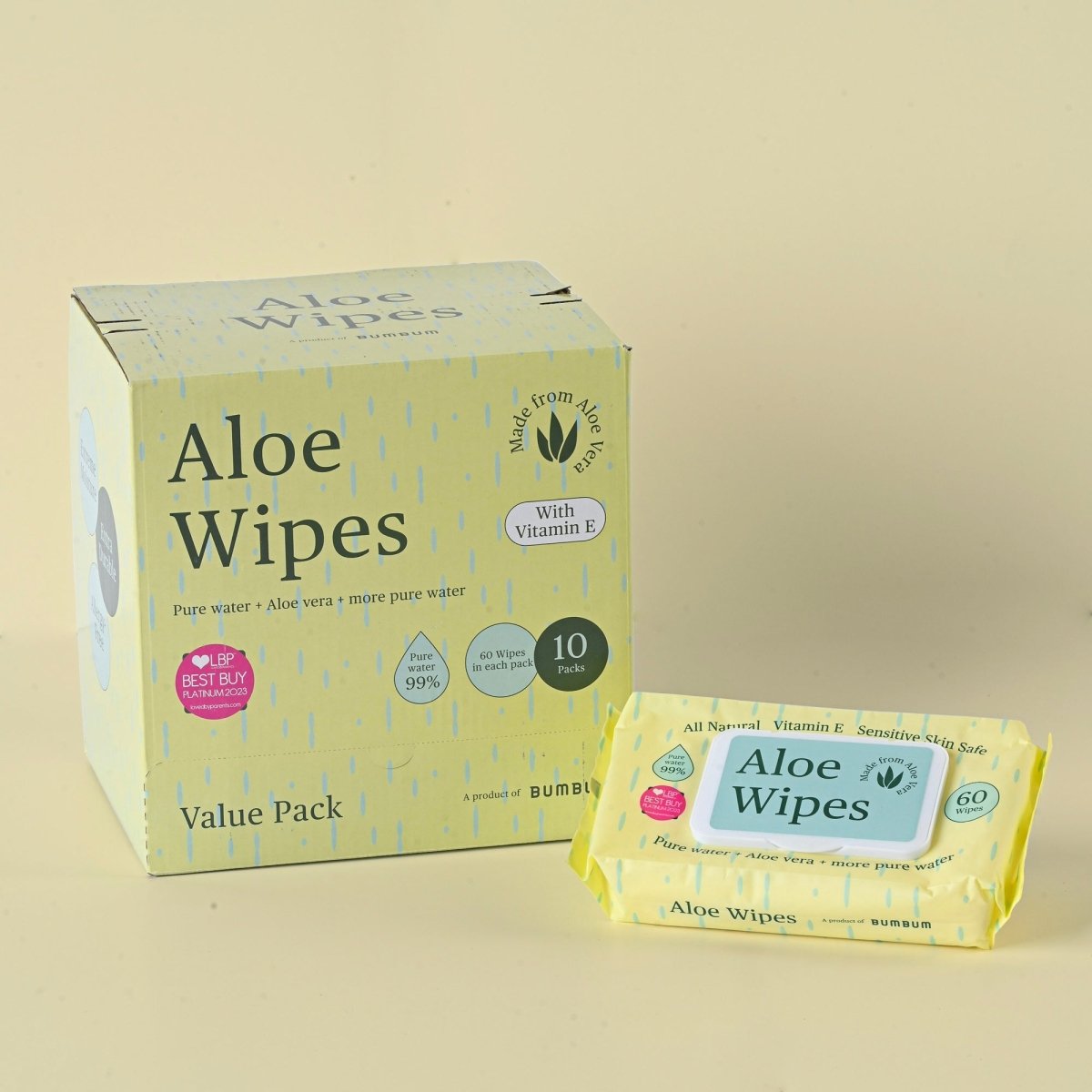 Aloe Wipes Box - BUMBUM