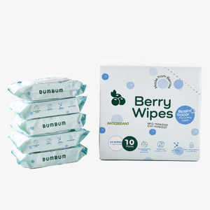 Berry Wipes - 20 X 10 - BUMBUM