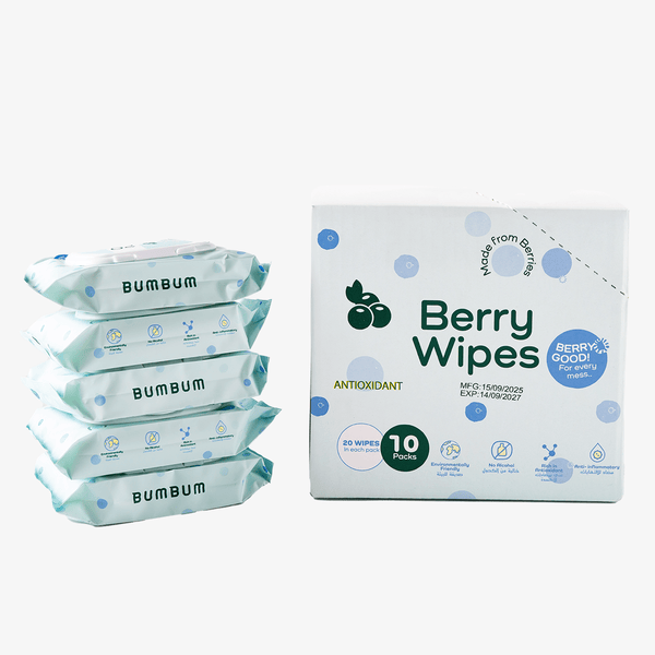 Berry Wipes - 20 X 10 - BUMBUM
