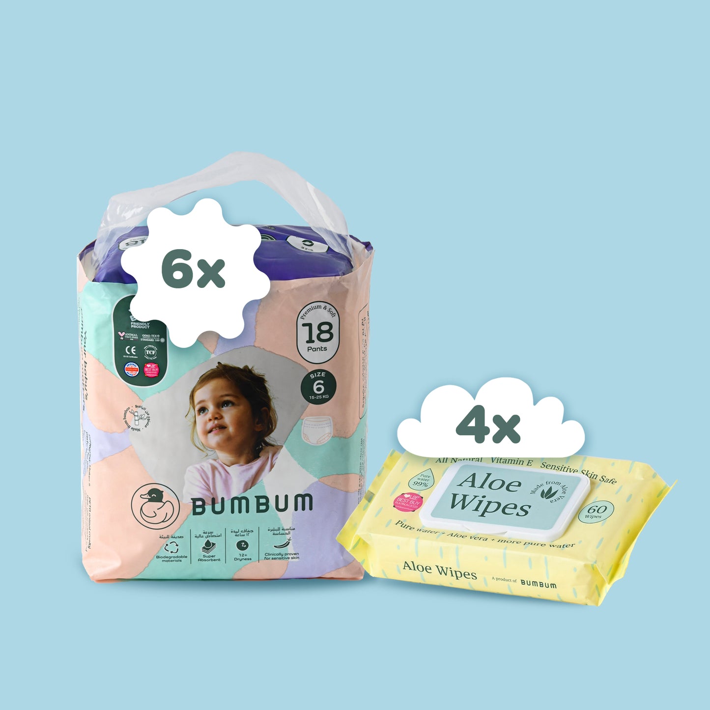 Subscription box - Aloe wipes