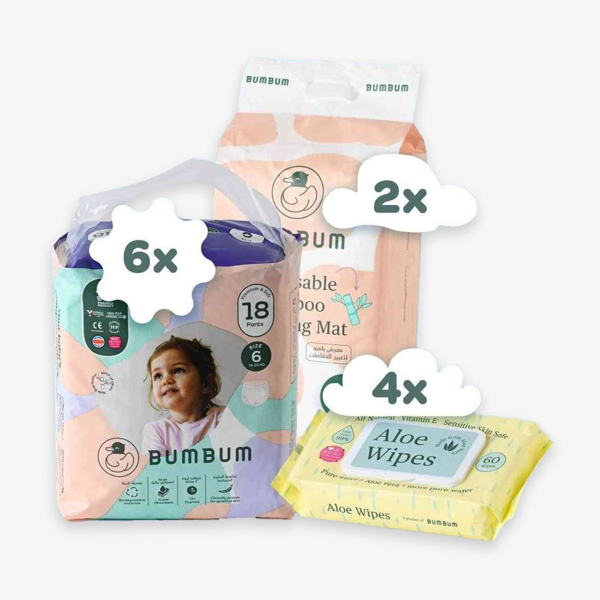 Subscription box - Aloe wipes - BUMBUM