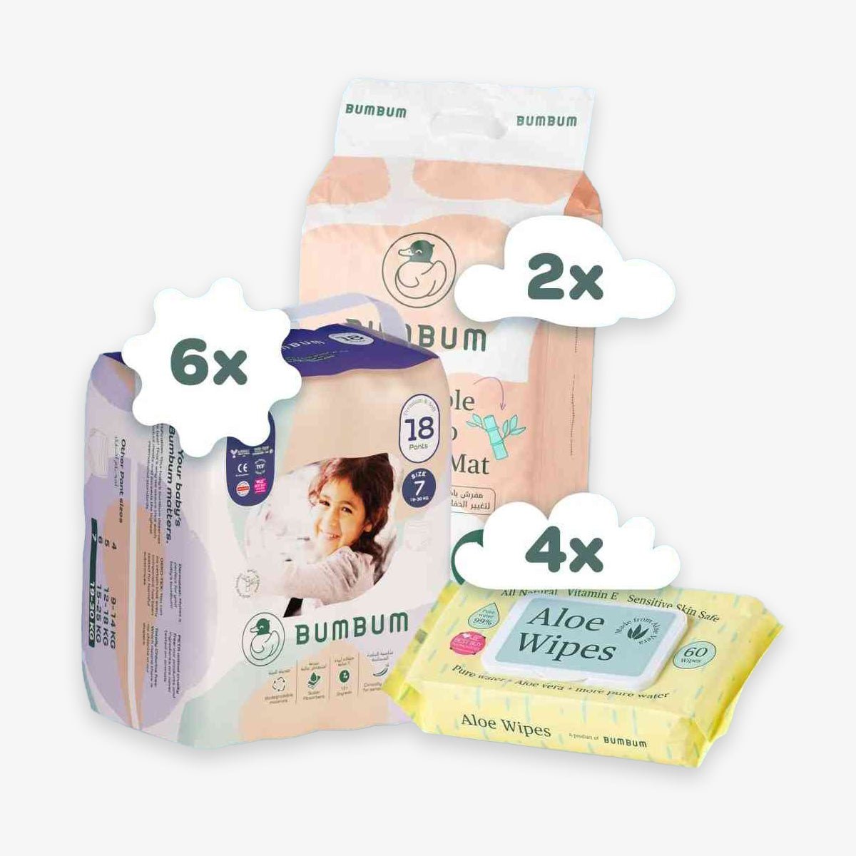 Subscription box - Aloe wipes - BUMBUM