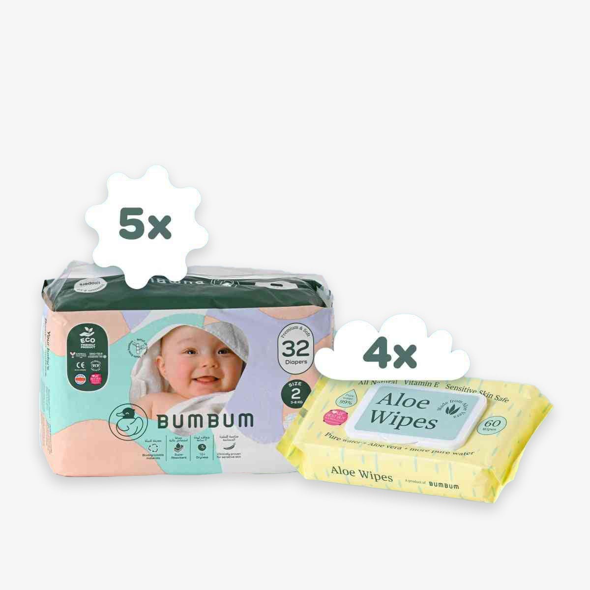 Subscription box - Aloe wipes - BUMBUM