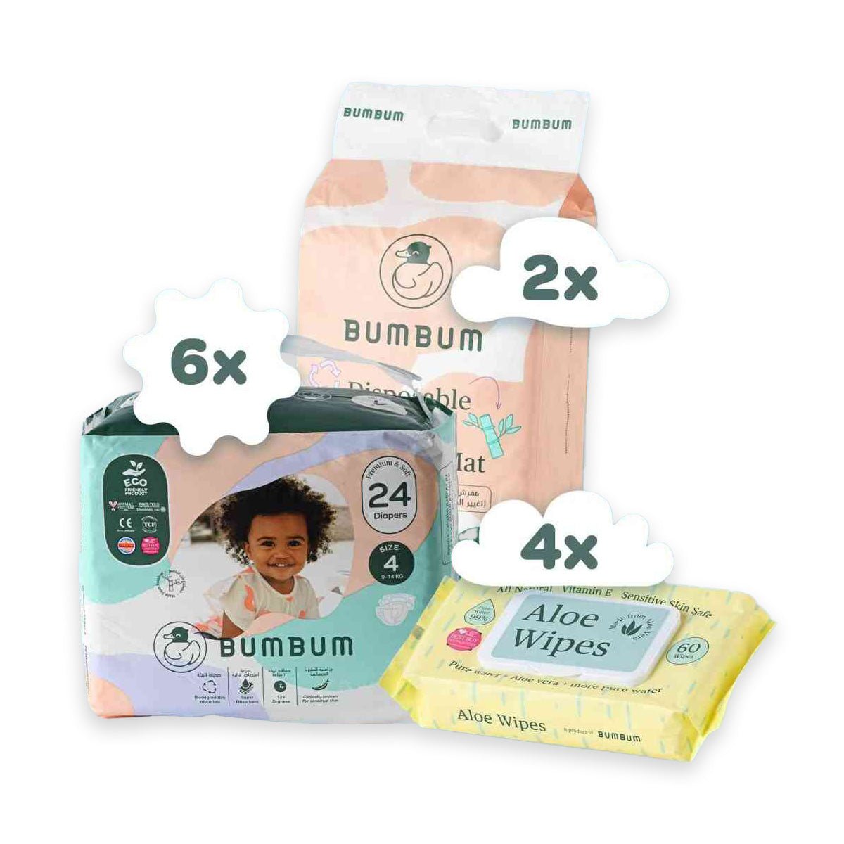 Subscription box - Aloe wipes - BUMBUM