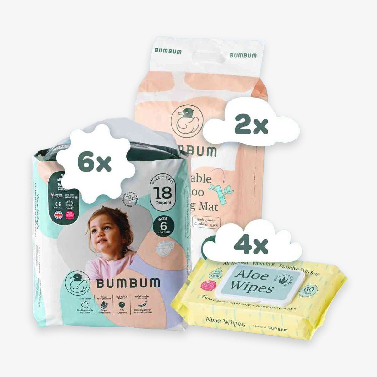 Subscription box - Aloe wipes - BUMBUM