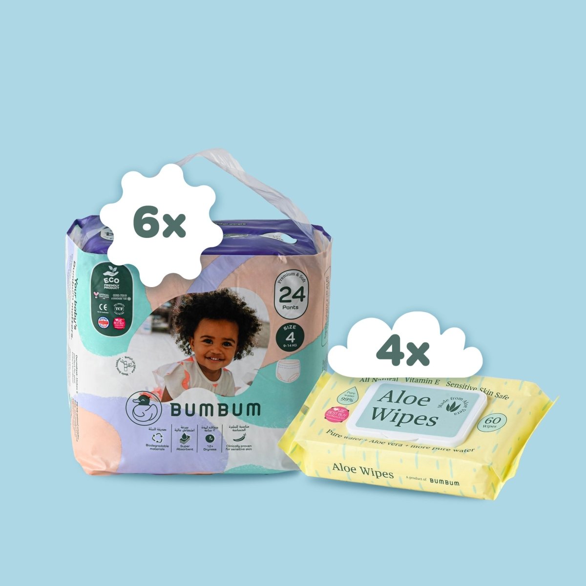Subscription box - Aloe wipes - BUMBUM