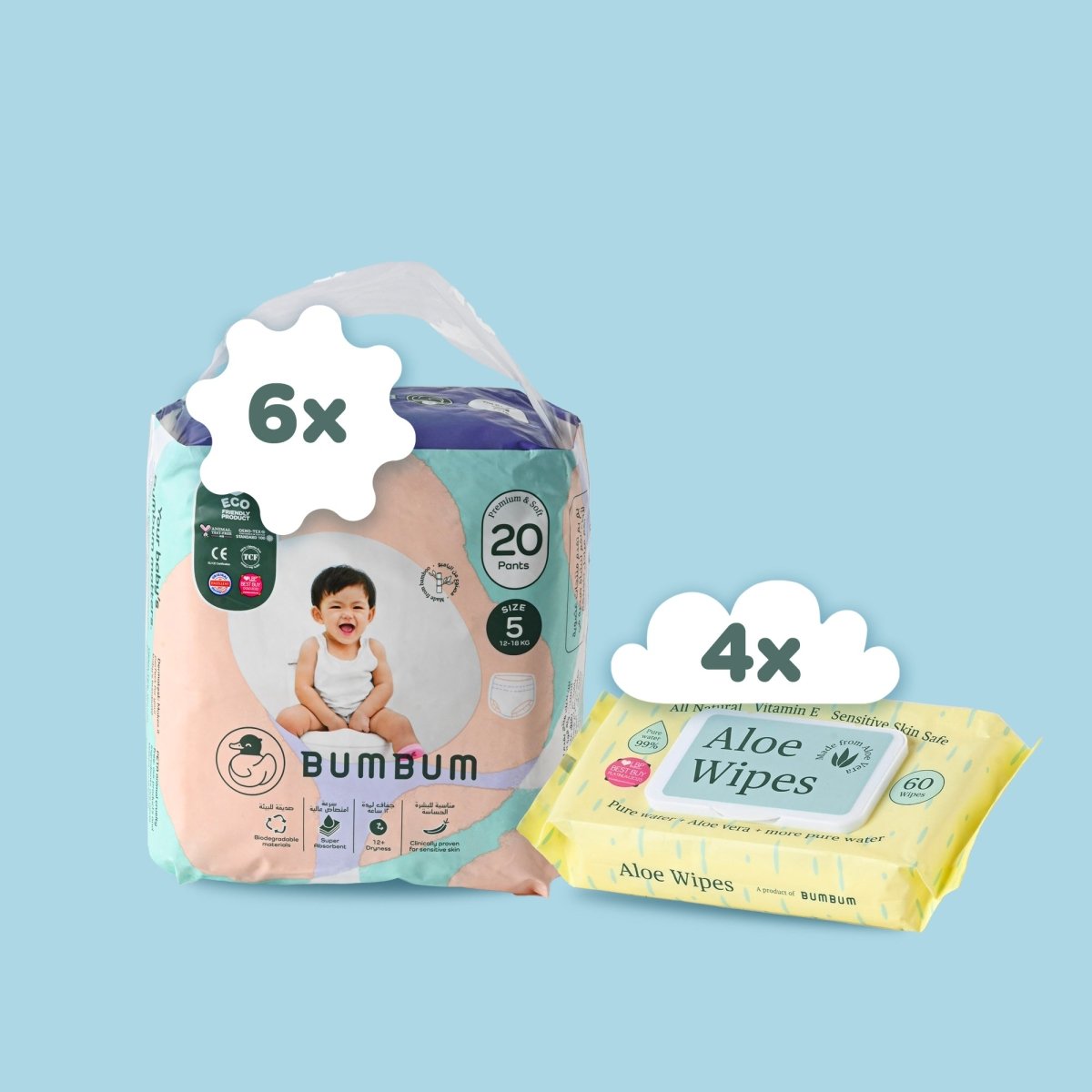 Subscription box - Aloe wipes - BUMBUM