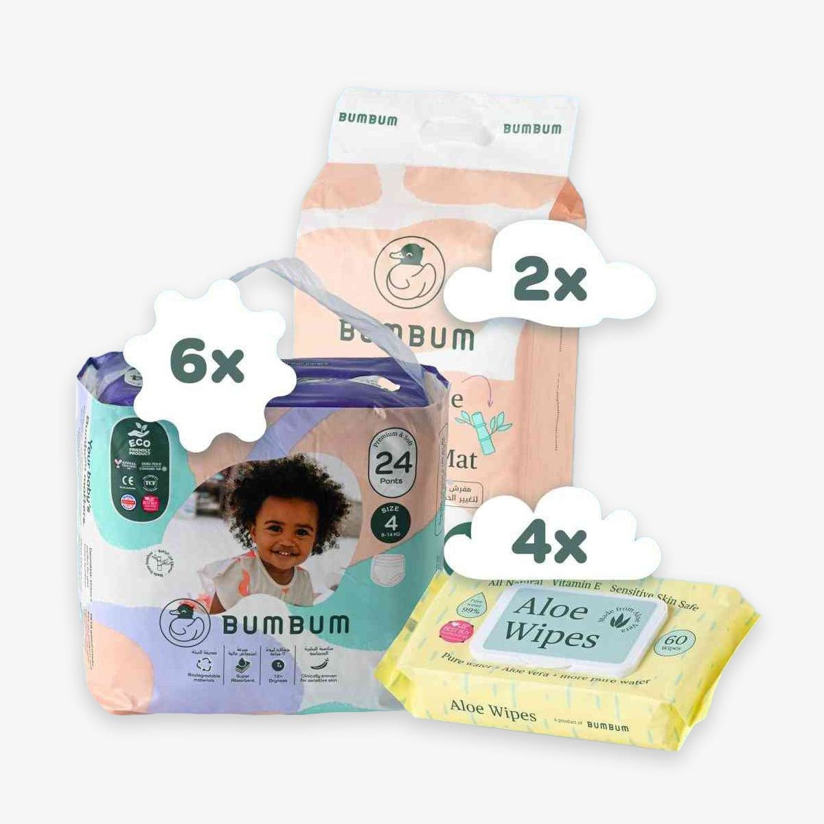 Subscription box - Aloe wipes - BUMBUM