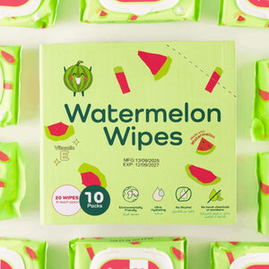 Watermelon Wipes - 20 X 10 - BUMBUM