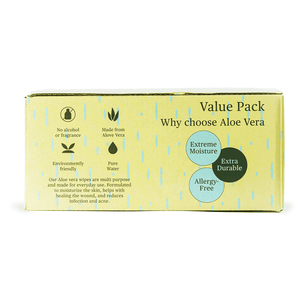 Aloe Wipes Box Travel Size Packs - My BumBum