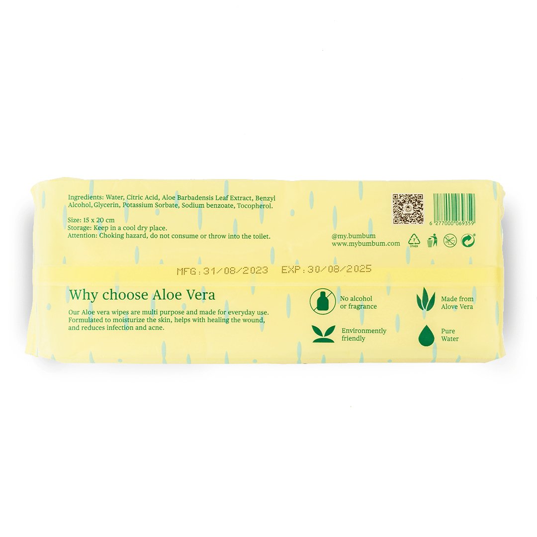 Aloe Wipes (Travel Size) - My BumBum